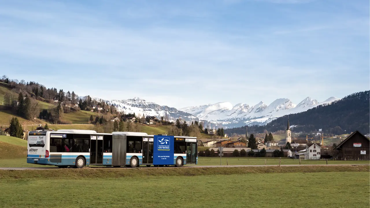 Ostwind Busbeschriftung